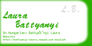 laura battyanyi business card